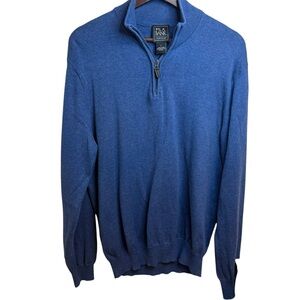 Jos. A. Bank Men's Blue Half-Zip Sweater